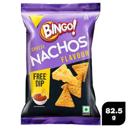 Bingo Cheese Nachos Snack 82.5 g