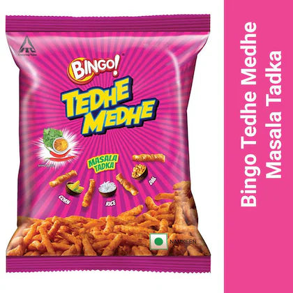 Bingo Masala Tadka Tedhe Medhe 85 g