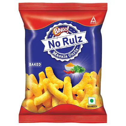 Bingo No Rulz Baked Masala Curlz 80 g