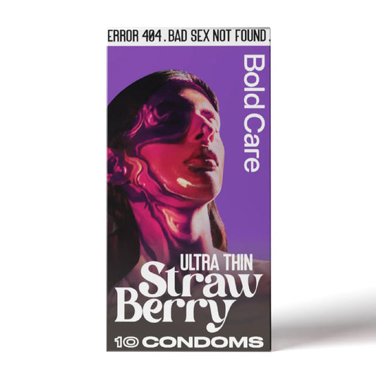 Bold Care 404 By Bold Care Strawberry Flavoured Condoms
