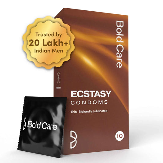 Bold Care Ecstasy Tingling Sensation Condoms for Intense Pleasure
