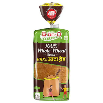 Brano 100% Whole Wheat Atta Bread 450 g