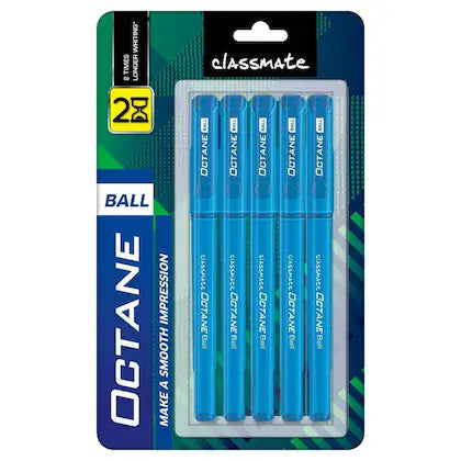 Classmate Octane Blue Ball Pen pack of 5