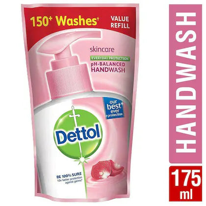 Dettol Skincare pH Balanced Liquid Handwash Refill 175 ml
