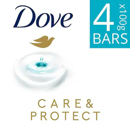 Dove Care & Protect Beauty Bathing Bar 100 g (Buy 3 Get 1 Free)