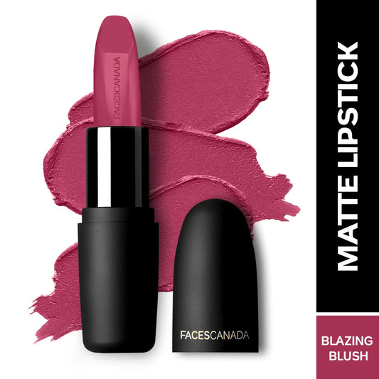 Faces Canada Weightless Matte Finish Lipstick - Blazing Blush 20
