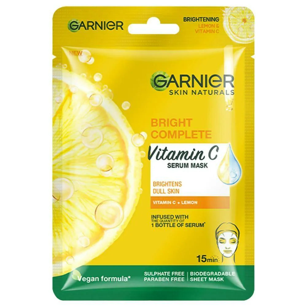 Garnier Bright Complete Vitamin C Serum Mask 28 g