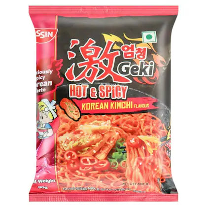 Geki Nissin Korean Kimchi Noodles 80 g