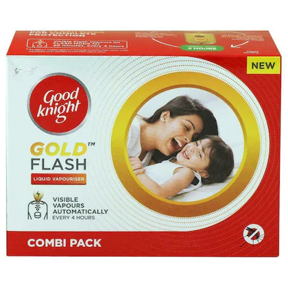 Good Knight Gold Flash Mosquito Repellent Machine + Refill 45 ml