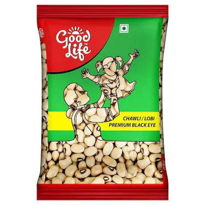 Good life Chawli / Lobia Premium Black Eye Pulses 500 g
