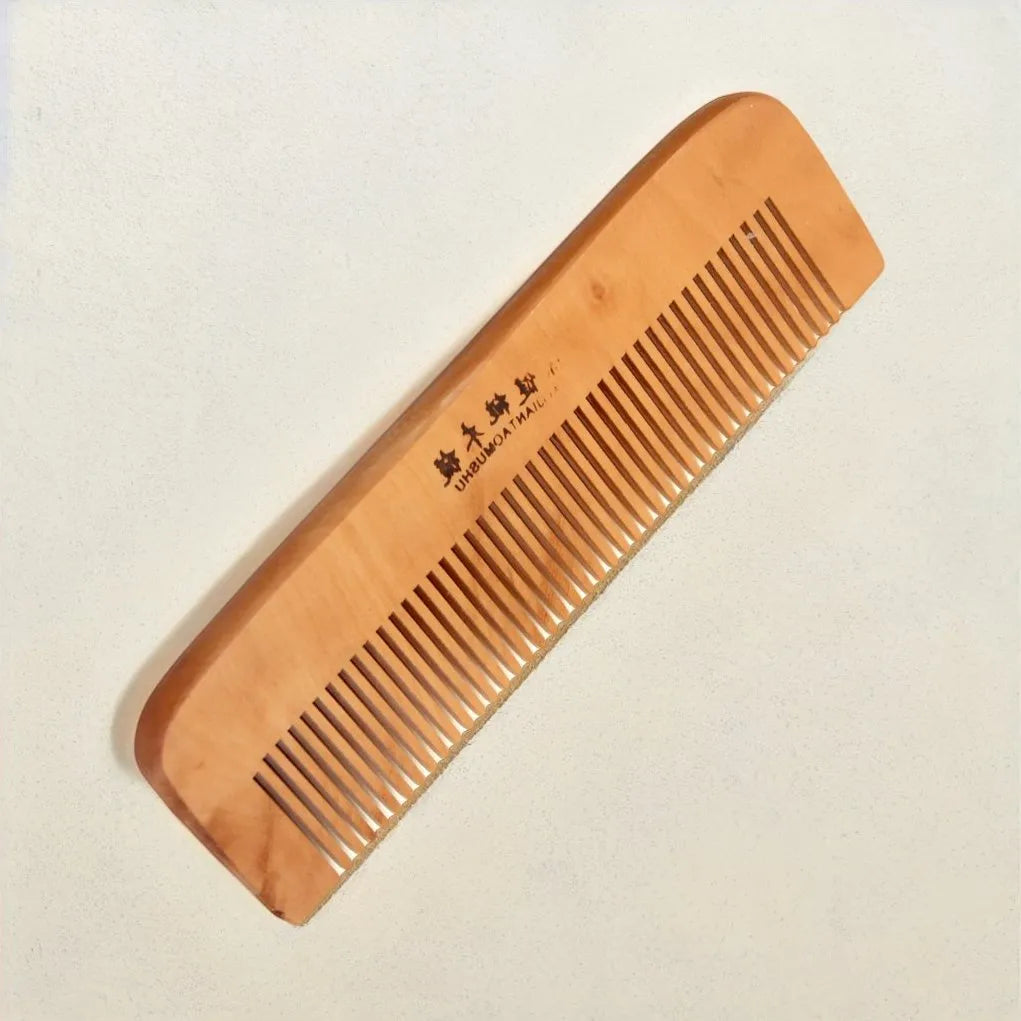 Handcrafted Wooden Hair Comb Straight