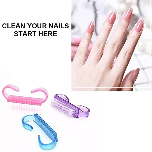 Handle Grip Nail Brush ( Set Of 3 )
