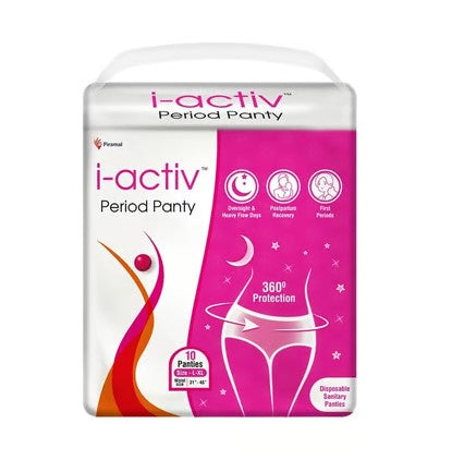 I-activ Disposable Period Panty (L-XL, 10 pcs)
