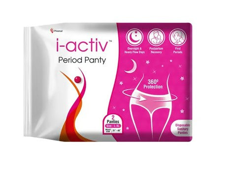 I-activ Disposable Period Panty (L-XL, 2 pcs)
