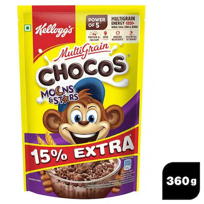Kellogg's Multigrain Chocos Moons & Stars 360 g
