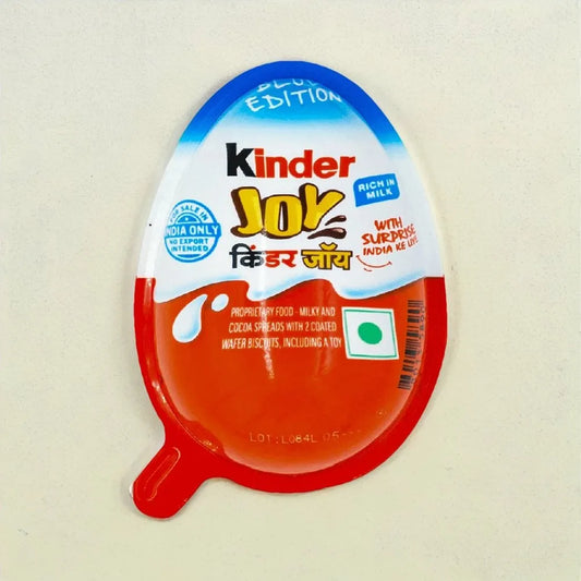 Kinder Joy Chocolate Snack With Surprise Blue