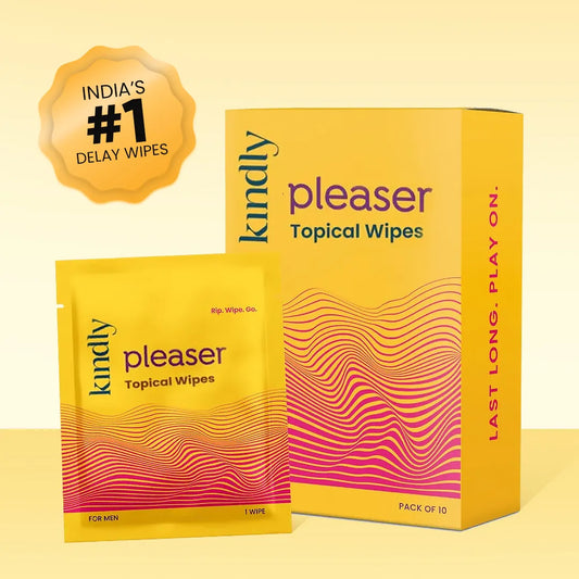 Kindly Health Pleaser Long-Last Wipes for Men Pack of 10
