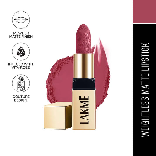 Lakme Rouge Bloom Powder Matte Bullet Nude Nectar 201

