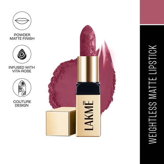 Lakme Rouge Bloom Powder Matte Bullet Pink Tulip 203
