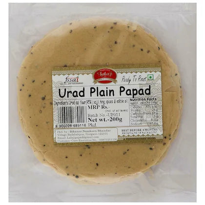 Lalaji Urad Plain Papad 200 g