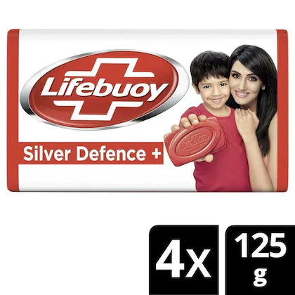 Lifebuoy Total 10 Germ Protection Soap 125 g (Pack of 4)
