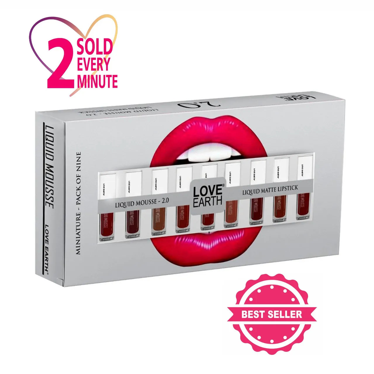 Love Earth Liquid Mousse Lipstick 2.O - Multicolour
