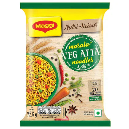 Maggi Nutri-licious Masala Instant Veg Atta Noodles 72.5 g