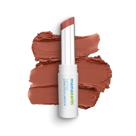 Mamaearth Soft Matte Long Stay Lipstick - 09 Honey Blush | Moisturizing
