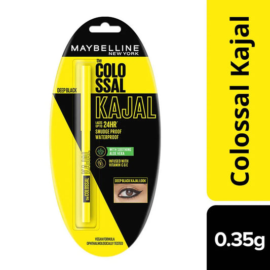 Maybelline New York Colossal Kajal Black Fix With Aloe Vera
