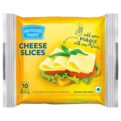 Mother Dairy Cheese Slices 200 g (Pack)
