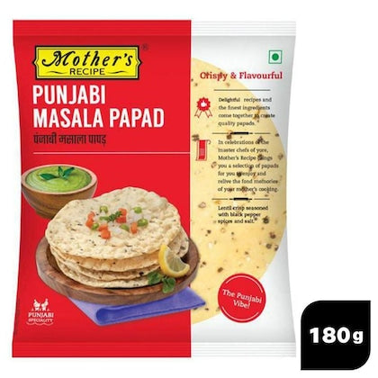 Mother's Recipe Punjabi Masala Papad 180 g
