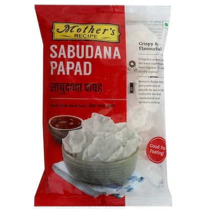 Mother's Recipe Sabudana Papad with Rock Salt 75 g