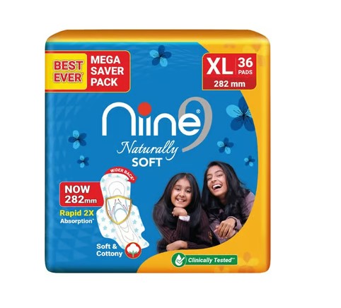 Niine Naturally Soft Sanitary Pads
