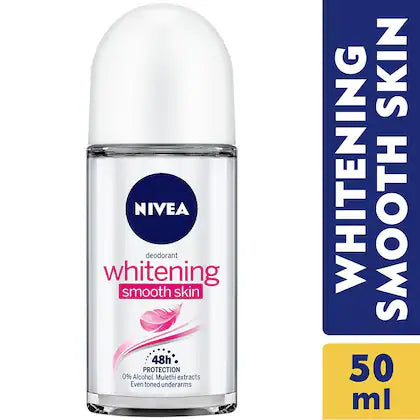 Nivea Whitening Smooth Skin 48h Deodorant Roll On 50 ml

