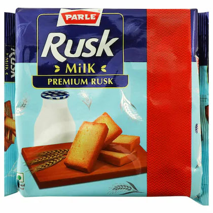 Parle Premium Milk Rusk 182 g (Pack)