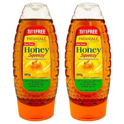 Patanjali Honey Squeezy 1+1 Combo 400 g (Bottle)