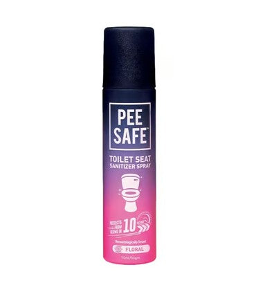 Pee Safe Toilet Seat Sanitizer Spray (Floral)
