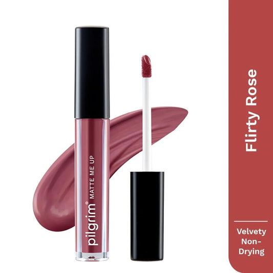 Pilgrim Matte Me Up! Liquid Lipstick - Flirty Rose
