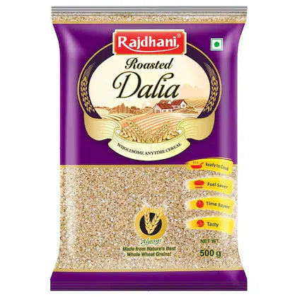 Rajdhani Roasted Dalia 500 g