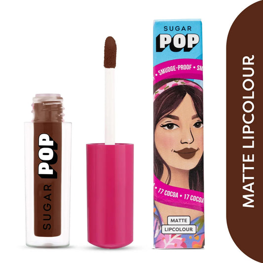 SUGAR POP Liquid Lipstick - Cocoa | Cruelty Free | Vegan | Paraben Free

