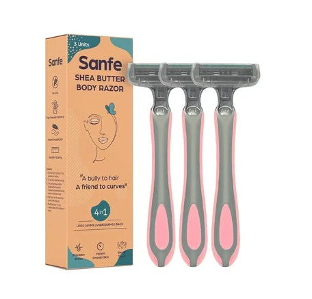Sanfe Shea Butter Disposable Women's Razor for Hair Removal
