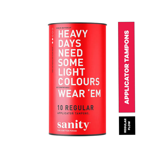 Sanity Regular Applicator Tampons - Pack Of 10
