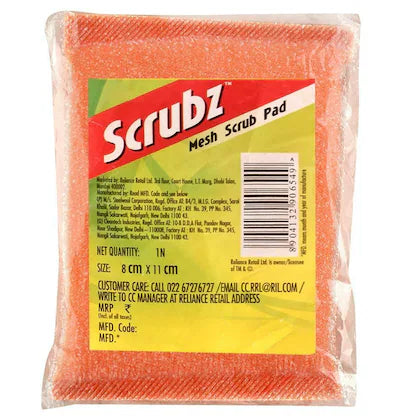 Scrubz Mesh Scrub Pad (8 cm x 11 cm)