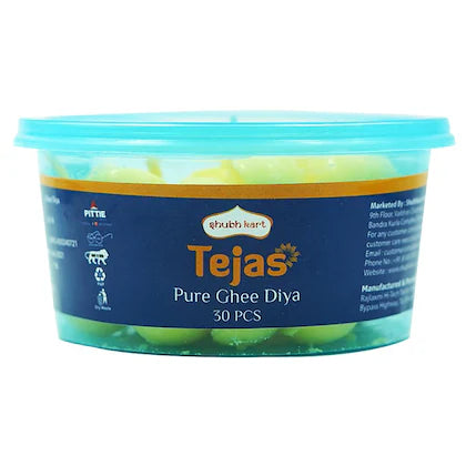 Shubhkart Tejas Pure Ghee Diya Wick (30 pcs)