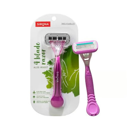 Sirona Aloe - Boost Reusable Hair Removal Disposable Women's Razor
