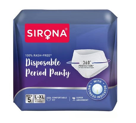 Sirona Disposable Period Panty (L-XL)
