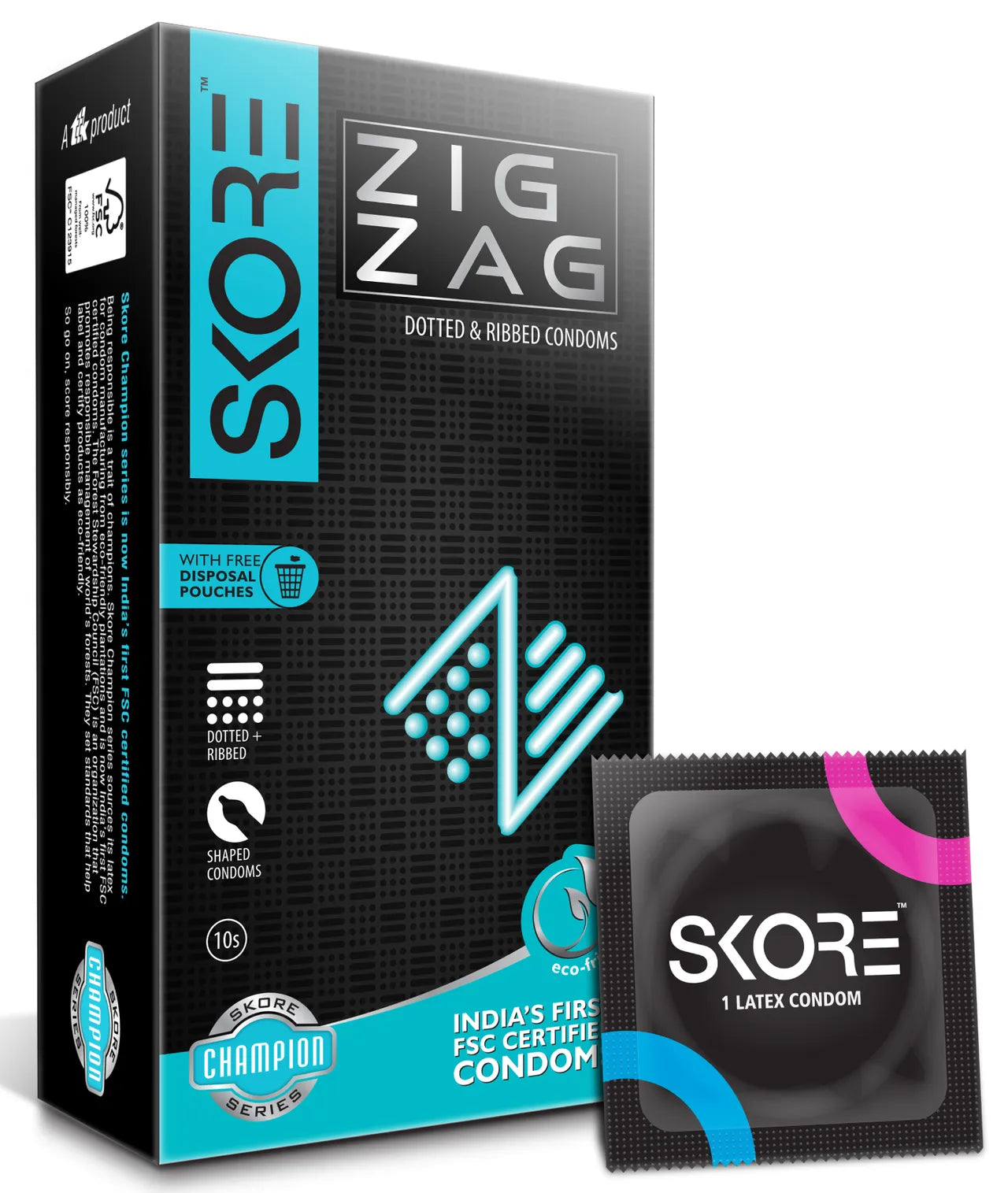Skore Zig Zag Condoms
