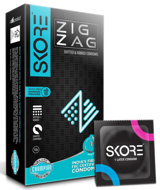 Skore Zig Zag Condoms
