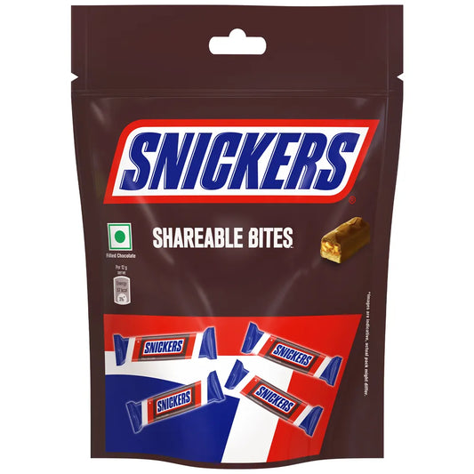 Snickers Shareable Bites Peanut Chocolate Rakhi Gift Pack 120g