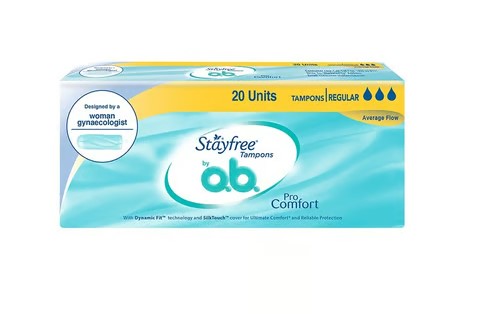 Stayfree Pro Comfort Tampons (by OB)
